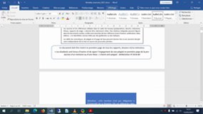 Microsoft Word 001 Présentation du document final