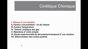 PACES_UEsp PHARMACIE-A1 Cinétique chimique - Vitesse de réaction