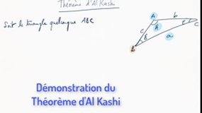 Théorème d'Al Kashi - Démonstration