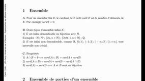 L1 SPS_UE7.S2-A1 Analyse combinatoire - Ensembles