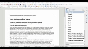 LibreOffice Writer 006 Numérotation automatique des titres