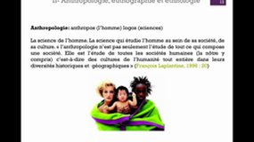 IFSI_UE1.1.S2-A2 Anthropologie, Ethnologie, Ethnographie et Ethnomédecine
