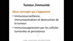 DFGSM(a)2_UE9.S4-A10 Immunité anti-tumorale