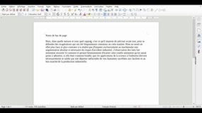 LibreOffice Writer 005 notes de bas de page