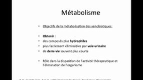 PACES_UE6-A6 Pharmacocinétique - Métabolisme_S. LOUKIL