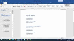 Microsoft Word 006 Numérotation automatique des titres : numérotation simple
