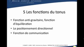 UEsp PSYCHOMOTRICITÉ-A5 Tonus - fonctions - Développement_J-C. LEBON