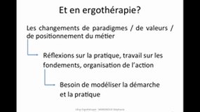PACES_UEsp ERGOTHERAPIE - 2 Analyse d'activité - Modèles conceptuels_S. MARGNOUX