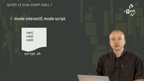 Vidéo A41 - Eléments d'un script shell