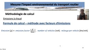 M2 VEU - Transport et Impact environnemental - Calcul émissions