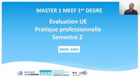 Evaluation UE pratique professionnelle INSPE