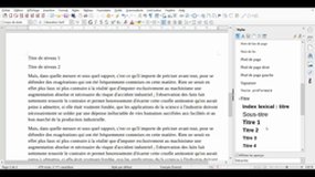 LibreOffice Writer 003 Modifier les style de titres