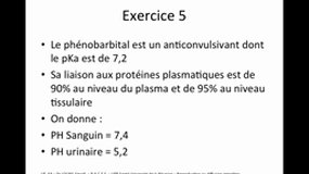 PACES_UE6-A14 Pharmacocinétique - Exemple d'application - Exercice 5_S. LOUKIL