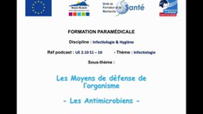 D.E. INFIRMIER_UE2.10-D10 Les antimicrobiens