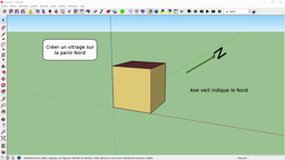 Partie 2 : Créer un vitrage - Tutoriel SketchUp et EnergyPlus 